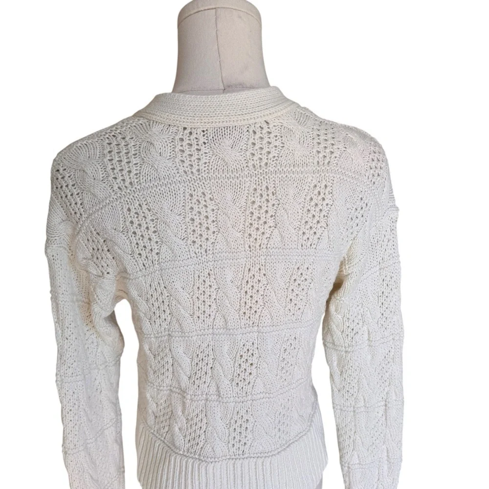 Madewell - Open Cable-Stitch Cardigan Sweater Sz S